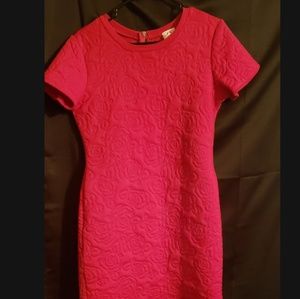 Rose print dress